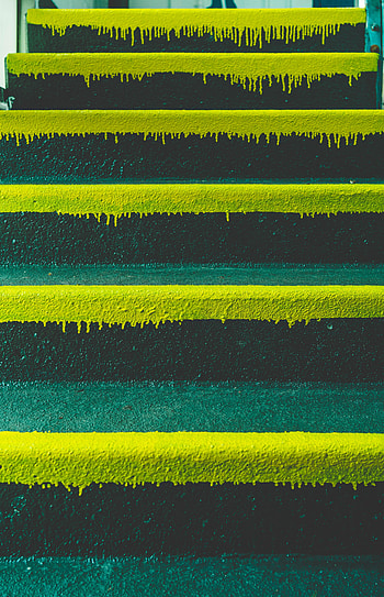 Miscellanea, Miscellaneous, Paint, Flow, Stairs, Ladder, Steps, Drips HD phone wallpaper