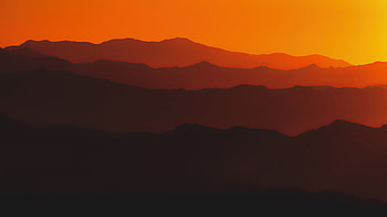 Mountains Steps Sunset , mountains, morning, artist, artwork, digital-art HD wallpaper