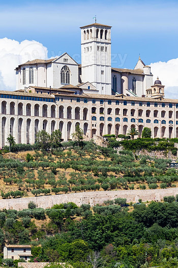 Assisi village, Umbria Italy, Stock HD phone wallpaper
