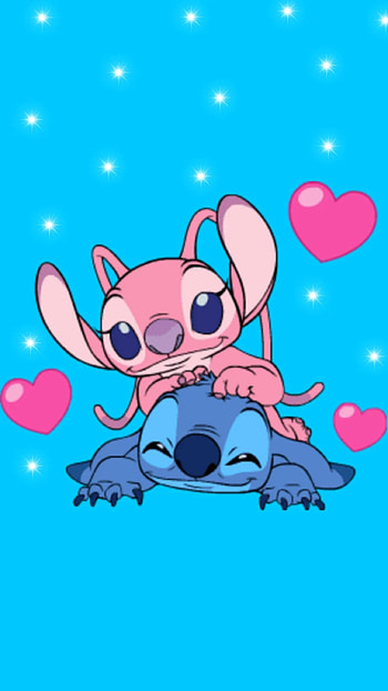 Stitch And Angel , Stitch Couple HD phone wallpaper
