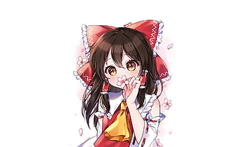 Cute, Reimu Hakurei HD wallpaper