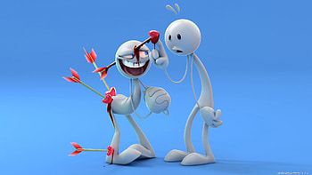Funny, Background, Hearts, Love HD wallpaper