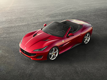 Ferrari portofino, red luxury car, 2018 HD wallpaper