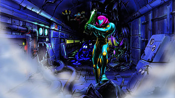 Metroid Fusion Samus Aran Video Games HD wallpaper