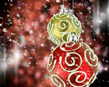 Christmas Balls, sparks, balls, Holidays, Christmas HD wallpaper