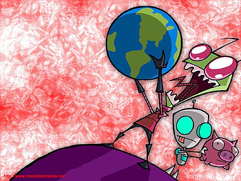Zim & GIR, invader zim, gir HD wallpaper