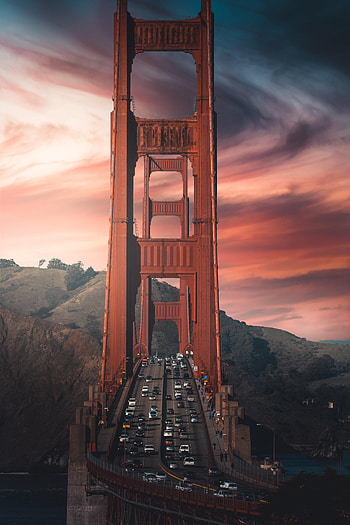 Auto, Nature, Mountains, Road, Bridge HD phone wallpaper