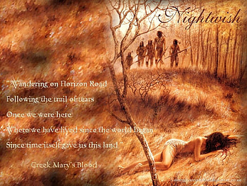 Creek Mary's blood, native, gothic, music, nightwish, finnish, metal HD wallpaper