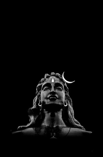 Adiyogi Black , Lord Shiva Black HD phone wallpaper