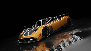 NFS Pagani, Pagani, gold, Need For Speed, vehicle, car HD wallpaper