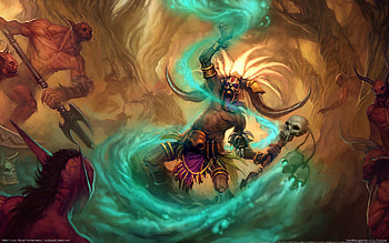 Diablo 3, enemy, skull, monster, war, diablo, soul, adventure, fantasy, video game, cg, , ation HD wallpaper