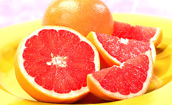 Food, Citrus, Lobules, Slices, Grapefruit HD wallpaper