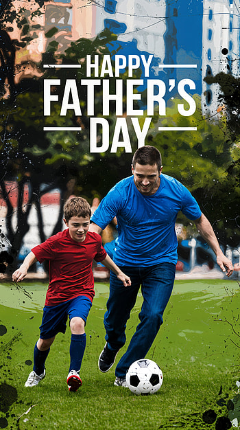 Happy Father's Day : Celebrate with Joy!, soccer, celebration HD phone wallpaper