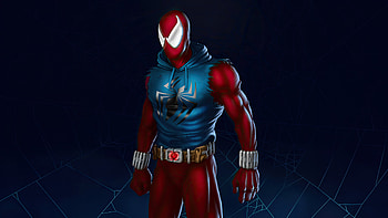 Scarlet Spider Savior, spiderman, scarlet-spider, superheroes, artist, artwork, digital-art, artstation HD wallpaper