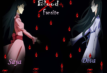 diva&saya (we will never die), blue, pink, black, red HD wallpaper