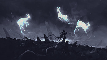 dominik-mayer-10, Digital Art, Digital Painting, Illustration, Artwork, Landscape HD wallpaper