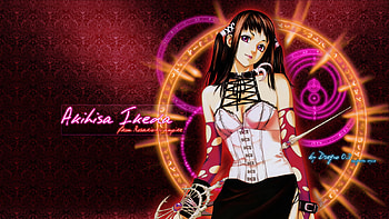 Akahisa Ikeda, cute, rosario vampire, long hair, beauty, nice, abstract, maiden, short hair, female, sexy, sweet, hot, girl, beautiful, anime girl, pink eye, anime, pretty, brown hair HD wallpaper