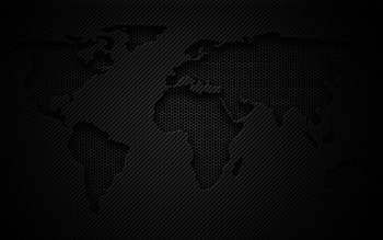 World map, Matte Black HD wallpaper