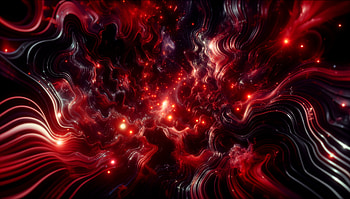 Dynamic Black and Red Swirls - Ultra, red and black, Abstract, cosmic, red, wave HD wallpaper