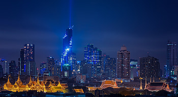 Bangkok Skyline, City of contrasts, Cultural hub, Vibrant metropolis HD wallpaper