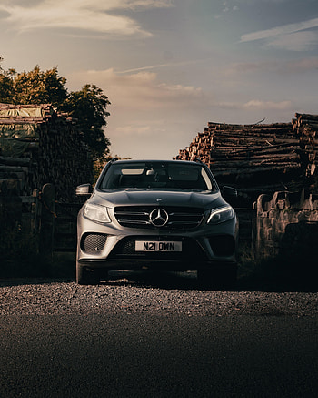 Cars, Car, Suv, Front View, Grey, Mercedes HD phone wallpaper