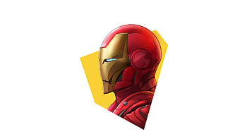Iron Man Simple Minimalism, iron-man, superheroes, minimalism, minimalist HD wallpaper
