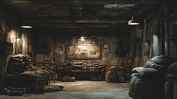 Dark Underground Military Bunker - Escape Room, Bunker, Underground, Post Apocalyptic HD wallpaper