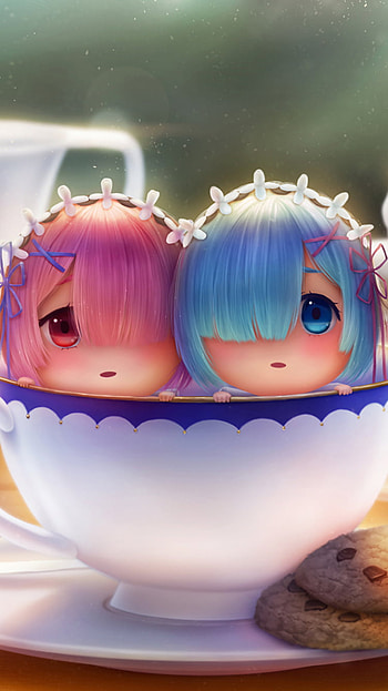 Rem & Ram, Ram (Re:ZERO), Rem (Re:ZERO), Anime, Re:Zero - Starting Life in Another World HD phone wallpaper