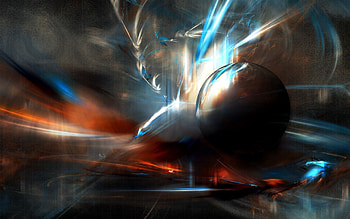 Abstract, Background, Dark, Lines, Ball HD wallpaper