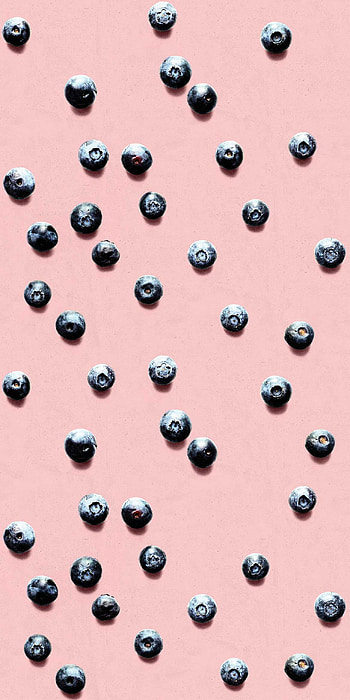 Pink blueberry , Feminine design, Stylish background, Artistic touch HD phone wallpaper