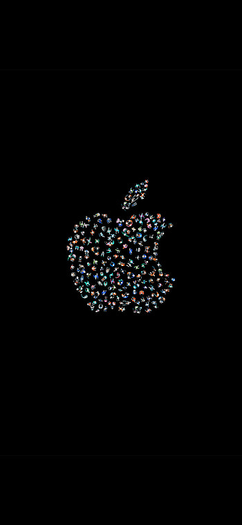 iOS Logo, 11 , Dark minimal illustration, Art HD phone wallpaper