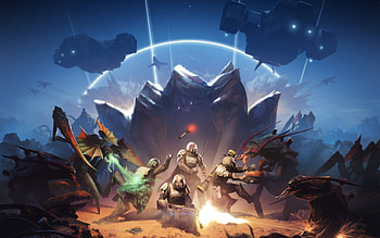 Helldivers 2 Game Art | Intense Sci-Fi Battle Scene, video game, Helldivers 2 HD wallpaper
