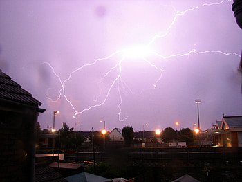 lighting storm, night, lighting, storm HD wallpaper