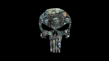 [OC] Decided to start making backgrounds again. Here's the Punisher; I take HD wallpaper