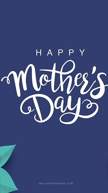 Mothers Day, Blue Background HD phone wallpaper
