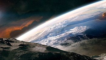 Landscape, Universe HD wallpaper