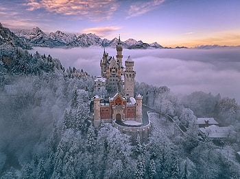 Majestic Neuschwanstein Castle: Germany's Iconic Man-Made Wonderland, Germany, man made, Neuschwanstein Castle HD wallpaper