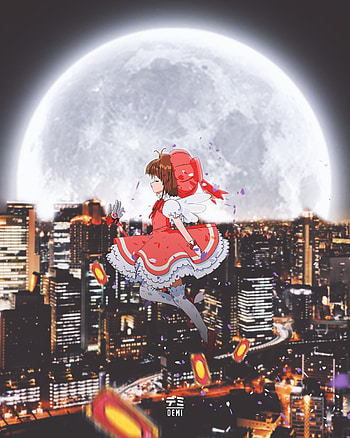 Sakura Kinomoto, Cardcaptors sakura, card anime HD phone wallpaper