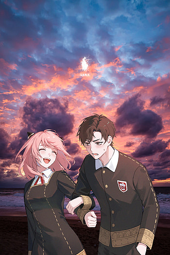 anya, spyxfamily, larx, anime HD phone wallpaper
