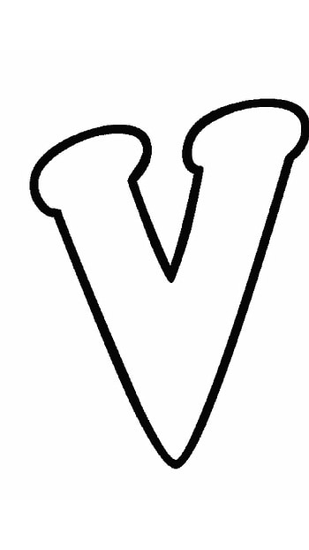 V Letter, Simple HD phone wallpaper
