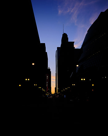 Sky, City, Lights, Dark HD phone wallpaper