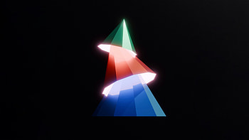 Geometric Cones Oled , abstract, dark, black, oled, artist, artwork, digital-art HD wallpaper