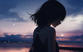 Far Away, alone, artist, artwork, digital-art, artstation HD wallpaper