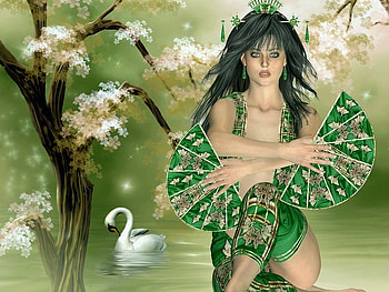 3d Girl, cool HD wallpaper