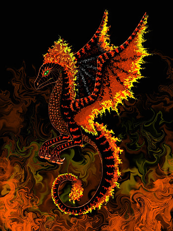Art, Fire, Dragon, Being, Creature, Fiction, That's Incredible HD phone wallpaper