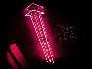 Arrow, Dark, Bright, Neon, Glow HD wallpaper