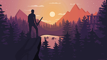 The Start Of An Adventure , artist, artwork, digital-art, deviantart, minimalism, minimalist HD wallpaper
