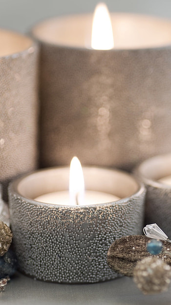 Candle, Silver Candles HD phone wallpaper