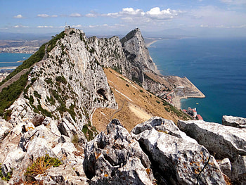 Wanderwege in Gibraltar, Gibraltar outdoor, Rock of Gibraltar, Nature HD wallpaper