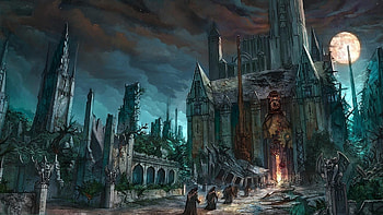 After..''The Apocalypse''..back to Church, apocalypse, church, religion, gothic, ruins, cathedral HD wallpaper